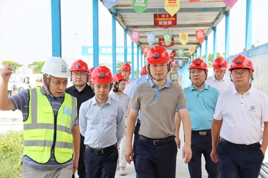 一切以项目为中心|爱游戏·（中国）官方网站APP下载建科集团总裁一线巡盘